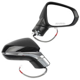 Passenger Side Mirror Compatible with Lexus NX200t NX300 NX300h 2018-2021 Power Folding Adjustment Glass Heated with Turn Signal Light Right Exterior Door Mirror Replaces 8791078012 8Pins